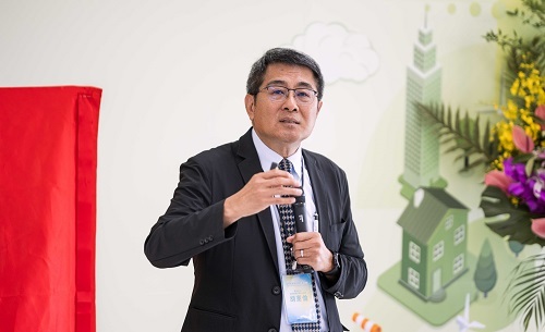 北科大淨零碳排與企業永續中心主任胡憲倫介紹。