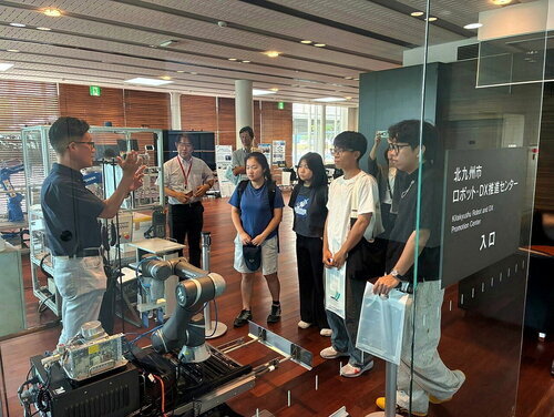 北科大學生赴北九州市企業實習，深化臺日產學人才交流。
