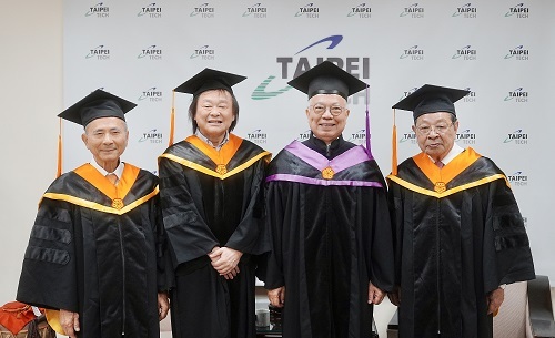 北科大114年校慶 顏志發資政、王世堅委員、林添茂董座獲頒名譽博士圖片