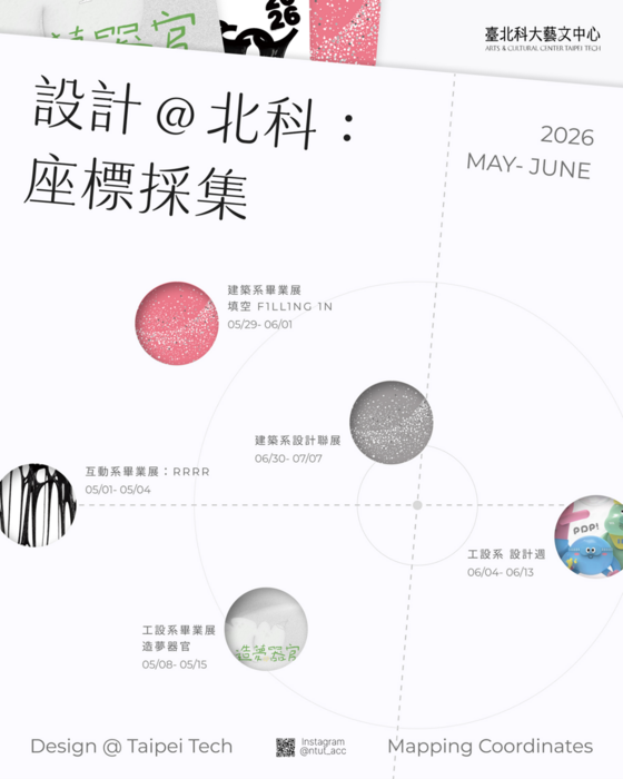 最強設計集結！2026 藝文中心夏季盛事「設計在北科：座標採集」串聯三系五展