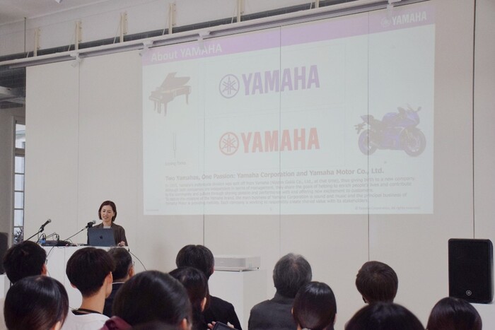 日本山葉石村総子主任分享產業實務經驗與業界視角。
