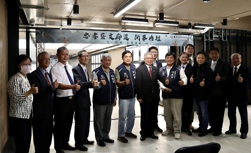 北科大忠孝藝文廊道開幕典禮貴賓合影。