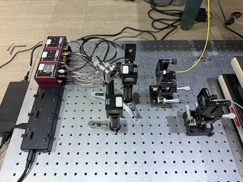 低軌衛星雷射光通訊（地面接收端）