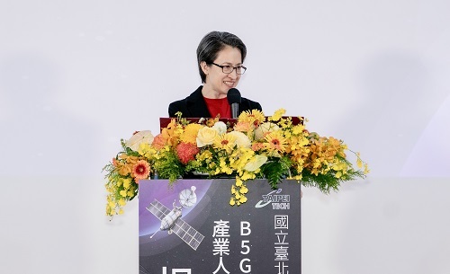 副總統蕭美琴指出，台灣要扮演全球太空產業中不可或缺的角色。圖片