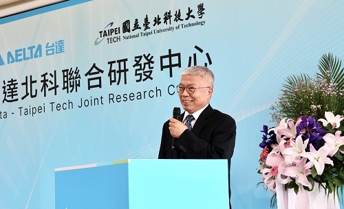 北科大校長王錫福開場致詞。