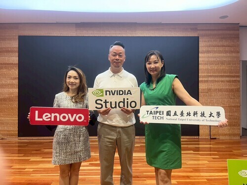 圖2.北科大長期推動 AI 人才培育，攜手NVIDIA、Lenovo等產業夥伴深化產學合作與創新應用。