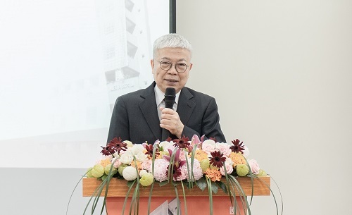 北科大校長王錫福致詞。圖片