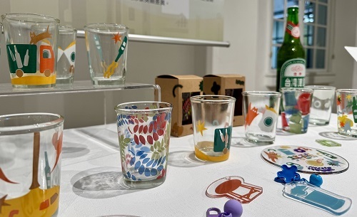 北科大文發系學生伍晨妘、周心盈「共釀」作品。圖片