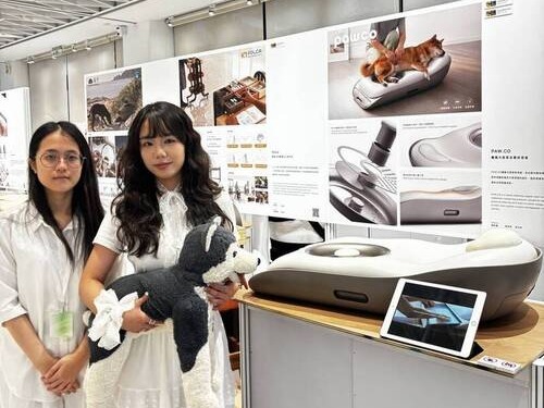 作品：Paw.co 癱瘓犬居家友善排泄座。作者：謝育晴、張芮寧